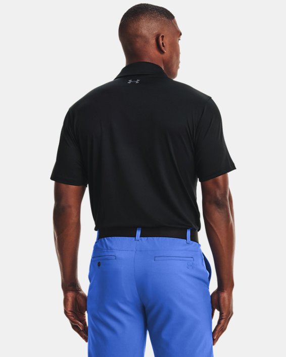 เสื้อโปโล UA T2G สำหรับผู้ชาย in Black image number 1